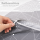 Soma Biber Bettwäsche 2tlg grau Silber 65101-08 | Bettwäsche-Set aus 100% Baumwolle | 2 teilige Wende-Bettwäsche 135x200 cm & Kissen 80x80 cm | Geometrisches Muster