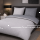 Soma Biber Bettwäsche 2tlg grau Silber 65101-08 | Bettwäsche-Set aus 100% Baumwolle | 2 teilige Wende-Bettwäsche 155x220 cm & Kissen 80x80 cm | Geometrisches Muster
