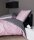 Soma Biber Bettwäsche 2tlg grau rosa 65101-01| Bettwäsche-Set aus 100% Baumwolle | 2 teilige Wende-Bettwäsche 155x220cm & Kissen 80x80 cm | Geometrisches Muster