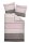 Soma Feinbiber Bettwäsche 2 teilig Bettbezug 155 x 220 cm Kopfkissenbezug 80 x 80 cm Davos 65016-05 beere mauve