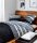 Soma Design Feinbiber Bettwäsche Davos 65030 silber 135x200 cm + 80x80 cm
