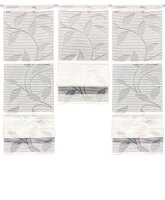 HOME WOHNIDEEN Rana 3Er Set 120 x 30 cm 3x Magnetrollo...