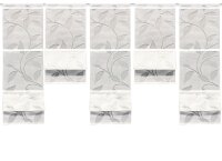 HOME WOHNIDEEN Rana 5Er Set 120 x 30 cm 5x Magnetrollo...