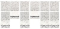 HOME WOHNIDEEN Rana 6Er Set 120 x 30 cm 6x Magnetrollo...