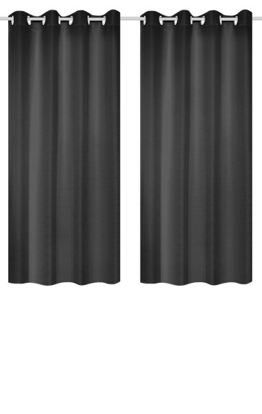 Home Basics Benoga 2Er Set 175 x 135 cm 2x Fertigschal Schwarz