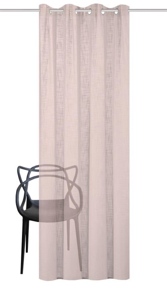 Home Basics Softy Ösenschal 160 x 140 cm 1x Fertigschal Rose
