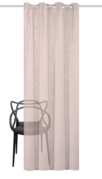 Home Basics Softy Ösenschal 225 x 140 cm 1x Fertigschal Rose