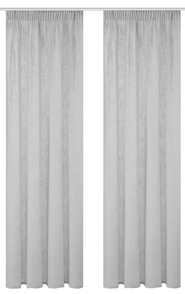 Home Basics Softy 2Er Set Kombibandschal 160 x 140 cm 2x Fertigschal Grau