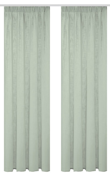 Home Basics Softy 2Er Set Kombibandschal 160 x 140 cm 2x Fertigschal Salbei