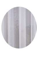 HOME WOHNIDEEN Fertigstore Effektvoile Streifen "Kyra" 145 x 450 cm 1x Fertigstore Weiss