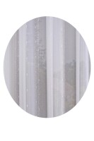HOME WOHNIDEEN Fertigstore Effektvoile Streifen "Kyra" 175 x 450 cm 1x Fertigstore Weiss