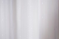 HOME WOHNIDEEN Fertigstore Effektvoile Streifen "Kyra" 175 x 450 cm 1x Fertigstore Weiss