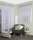 HOME WOHNIDEEN Fertigstore Effektvoile Streifen "Kyra" 245 x 300 cm 1x Fertigstore Weiss
