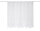 HOME WOHNIDEEN Kurzstore Jacquad Fein "Leonora" 30 X 100 cm 1x Kurzstore Weiss