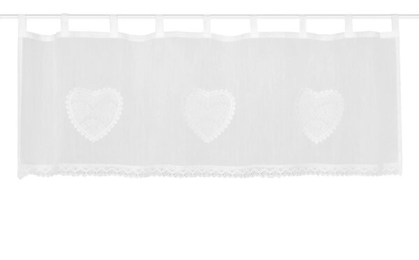 HOME WOHNIDEEN Cafehaus Batist "Corazon" 30 X 120 cm 1x Cafehaus Weiss