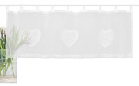 HOME WOHNIDEEN Cafehaus Batist "Corazon" 30 X 120 cm 1x Cafehaus Weiss