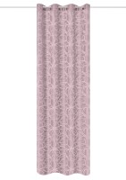 HOME WOHNIDEEN Ösenschal Deko Jacquardgemustert "Lenny" 245 x 140 cm 1x Fertigdeko Rose