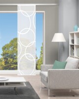HOME WOHNIDEEN Schiebevorhang Jacquard Transparent...