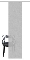 Vision S  Vision S | Schiebevorhang Bambusoptik Digitaldruck | Pive 260 x 60 cm 1x Schiebewand inkl. Paneelwagen und Klemmleiste Silber