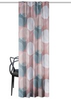 HOME WOHNIDEEN Fertigschal Abdunkler Digitalbedruckt "Millan" 245 x 135 cm 1x Abdunklungsschal Altrose