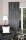 HOME WOHNIDEEN Fertigschal Abdunkler Suede Foliendruck "Eddie" 245 x 140 cm 1x Abdunklungsschal Grau