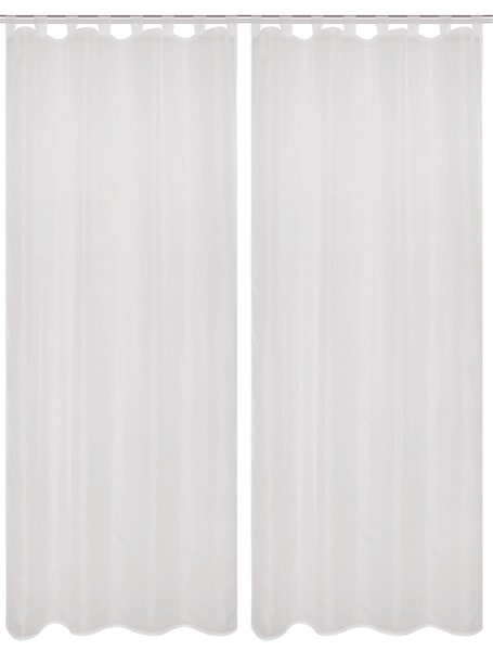 HOME WOHNIDEEN Nessi 2Er Set 245 X 135 cm 2x Fertigschal Grau