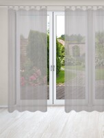 HOME WOHNIDEEN Nessi 2Er Set 245 X 135 cm 2x Fertigschal Grau