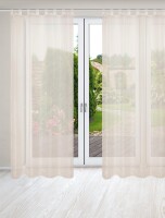 HOME WOHNIDEEN Nessi 2Er Set 245 X 135 cm 2x Fertigschal Wollweiß