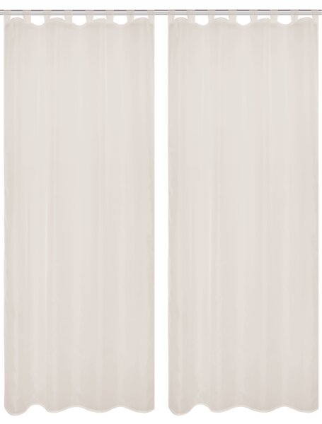 HOME WOHNIDEEN Nessi 2Er Set 245 X 135 cm 2x Fertigschal Taupe
