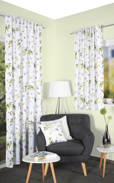 HOME WOHNIDEEN Komplett-Set Selia 175 X 135 cm 2x Fertigdeko +1x Kissenhülle Multicolor