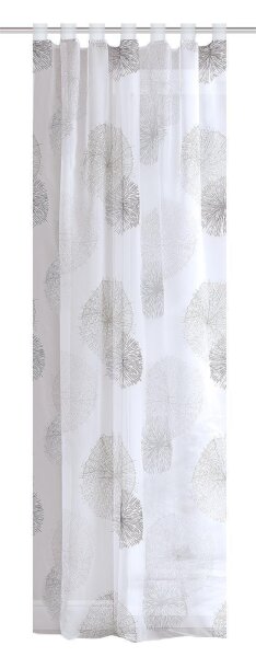 HOME WOHNIDEEN Rawlins Schlaufenschal 225 X 140 cm 1x Fertigschal inkl. 1x Bügelband Grau