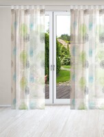 HOME WOHNIDEEN Rawlins 2Er Set Schlaufenschal 175 X 140 cm 2x Fertigschal inkl. 1x Bügelband Grün