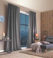 Home Basics Eskimo 245 x 135 cm 1x Thermoschal inkl. 1x Bügelband Grau