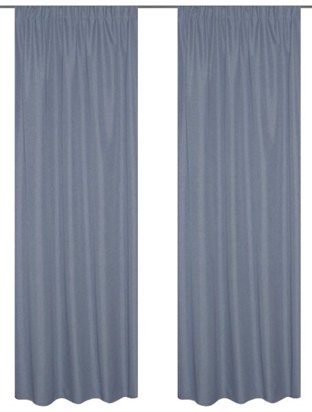 Home Basics Eskimo 2Er Set 145 x 135 cm 2x Thermoschal inkl. 1x Bügelband Blau