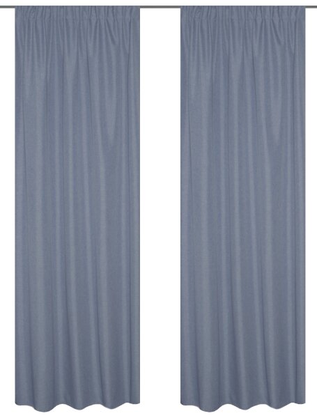 Home Basics Eskimo 2Er Set 225 x 135 cm 2x Thermoschal inkl. 1x Bügelband Blau