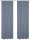 Home Basics Eskimo 2Er Set 245 x 135 cm 2x Thermoschal inkl. 1x Bügelband Blau