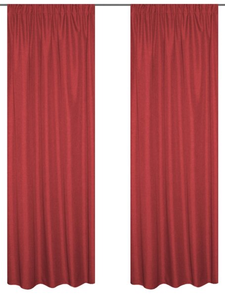 Home Basics Eskimo 2Er Set 225 x 135 cm 2x Thermoschal inkl. 1x Bügelband Bordeaux