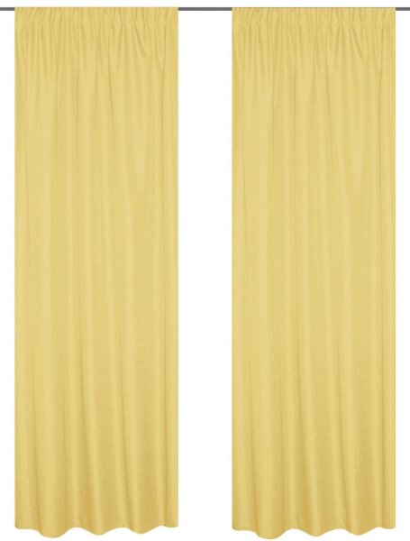 Home Basics Eskimo 2Er Set 175 x 135 cm 2x Thermoschal inkl. 1x Bügelband Gelb