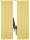Home Basics Eskimo 2Er Set 175 x 135 cm 2x Thermoschal inkl. 1x Bügelband Gelb