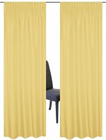 Home Basics Eskimo 2Er Set 245 x 135 cm 2x Thermoschal inkl. 1x Bügelband Gelb
