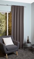 HOME WOHNIDEEN Blacky 225 x 140 cm 1x Verdunklungsschal...