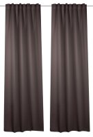 HOME WOHNIDEEN Blacky 2Er Set 145 x 140 cm 2x...