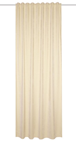 HOME WOHNIDEEN Wolly 175 x 135 cn 1x Thermoschal inkl. 1x Bügelband Creme
