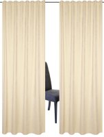 HOME WOHNIDEEN Wolly 2Er Set 160 x 135 cm 2x Thermoschal inkl. 1x Bügelband Creme