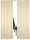HOME WOHNIDEEN Wolly 2Er Set 160 x 135 cm 2x Thermoschal inkl. 1x Bügelband Creme