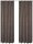 HOME WOHNIDEEN Wolly 2Er Set 225 x 135 cm 2x Thermoschal inkl. 1x Bügelband Stein