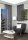 HOME WOHNIDEEN Dolly 2Er Set 225 x 140 cm 2x Fertigschal inkl. 1x Bügelband Grau