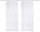 HOME WOHNIDEEN Schlaufenschal 2Er Set 245 x 140 cm 2x Fertigschal inkl. 1x Bügelband Blau