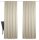 HOME WOHNIDEEN John 2Er Set 245 x 135 cm 2x Verdunklungsschal inkl. 1x Bügelband Taupe