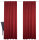 HOME WOHNIDEEN John 2Er Set 160 x 135 cm 2x Verdunklungsschal inkl. 1x Bügelband Beere